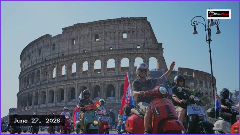 Rome Hosts Grand Rally for Vespa’s 80th Anniversary