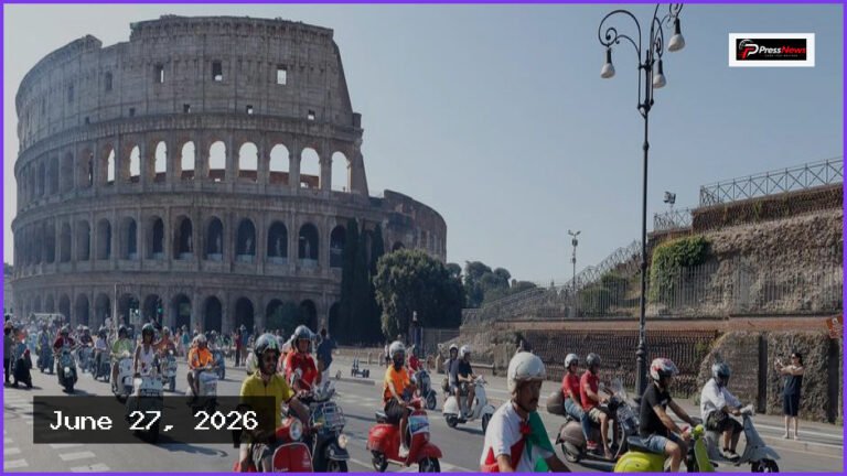 Rome Marks Eight Decades of the Legendary Vespa Scooter