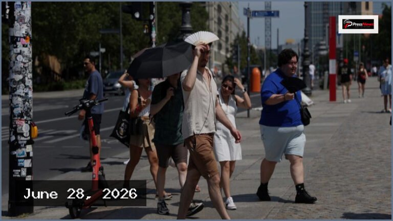 Europe Swelters as Record-Breaking Heatwave Moves Across Germany and Denmark