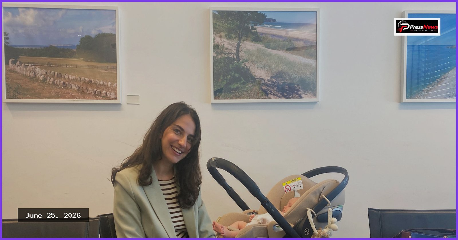 Swedish Minister Makes History With Baby at EU Meeting