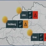 Austria Braces for Extreme Heat as Forecast Predicts 41C